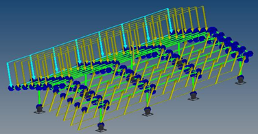 Uso de software especializado (Autodesk Robot Structural Analysis 2017) para simulación de cargas