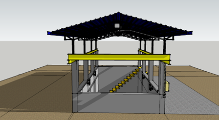 Diseño preliminar de un puente grúa: 2.5 toneladas